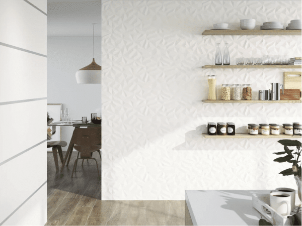 Azulejo Cerámica Baño Cocina Blanco Future Rectificado