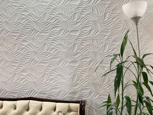 Azulejo Cerámica Baño Cocina Rectificado Leaves Glaciar Mate