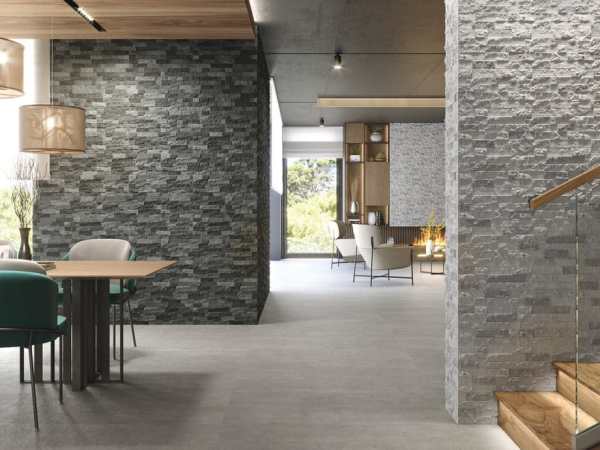 Fachaleta Porcelanato Navarra Antracita - Navarra Gris