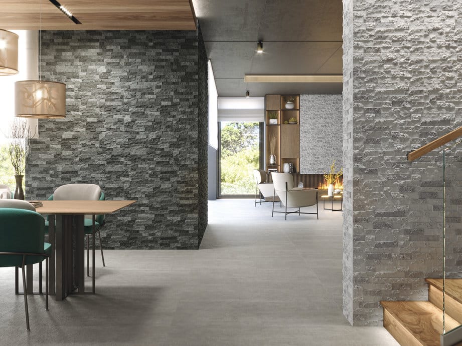 Fachaleta Porcelanato Navarra Antracita - Navarra Gris