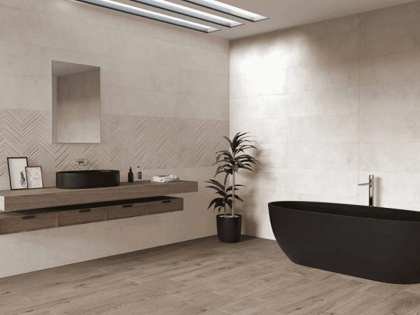 Azulejo Español Drava Marfil-Relieve Upa Marfil Rectificado