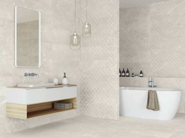 Azulejo Español Kingstone Cream-Freccia Kingstone Cream Rectificado