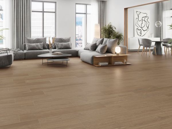 Porcelanato Español Imitación Madera Holma Natural Mate Rectificado