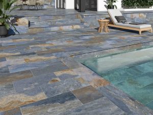 Porcelanato Español Aspen Blue Antideslizante