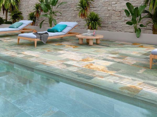 Porcelanato Español C3 Aspen Green Antideslizante