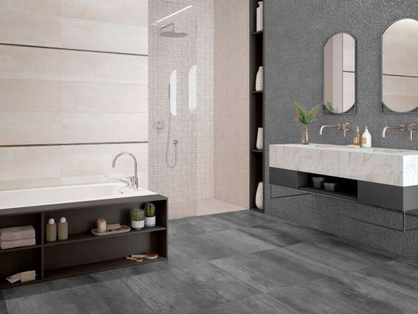 Azulejo Español Arc Art Acero Mate Rectificado Baño Cocina