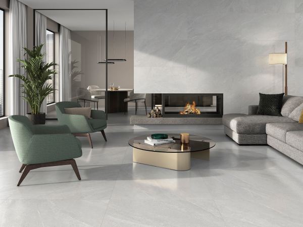 Porcelanato Español Sakhir Soft Grey Satinado Rectificado