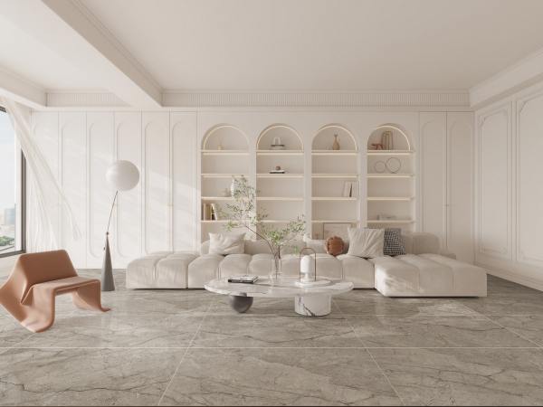 Porcelanato India Viena Beige Rectificado Alto Brillo