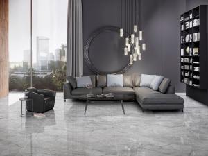 Porcelanato India Viena Grey Rectificado Alto Brillo