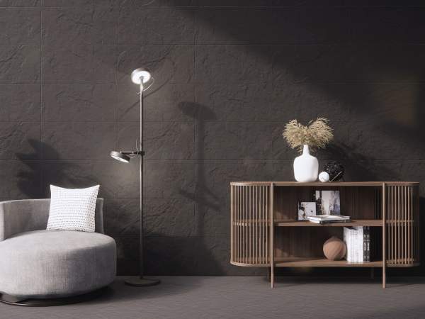 Porcelanato Azulejo Español Pris Burma Grafito Mate