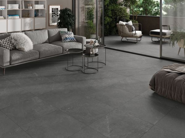 Porcelanato Español Indic Anthracite Mate Rectificado Antideslizante