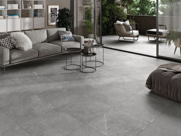Porcelanato Español Indic Grey Mate Rectificado Antideslizante