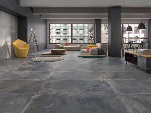 Porcelanato Español G Leeds Grafito Mate Rectificado