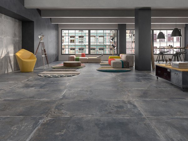 Porcelanato Español G Leeds Grafito Mate Rectificado