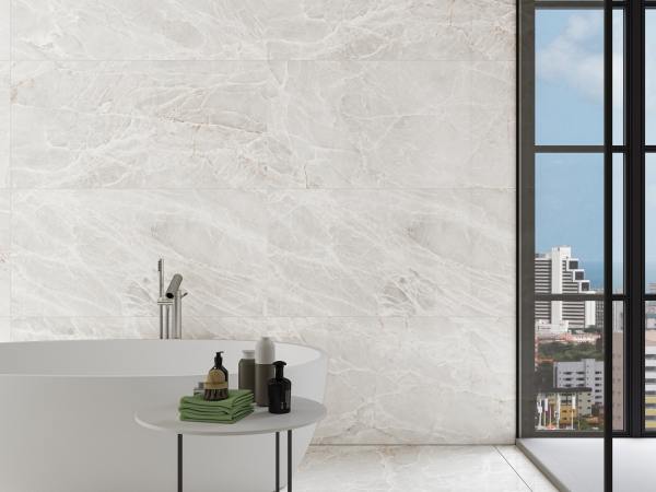 Porcelanato Español Ec Brasilia White Satinado Rectificado