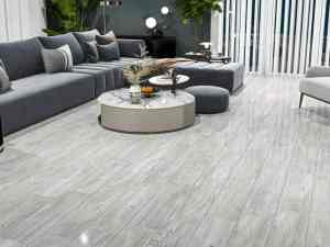 Piso Cerámico Samboro Nogales Gris Imitación Madera