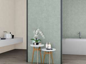 Azulejo Español Ec Aquarella Green Rectificado