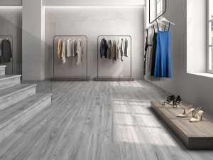 Porcelanato Español Antideslizante Tabula Ceniza Rectificado Imitación Madera