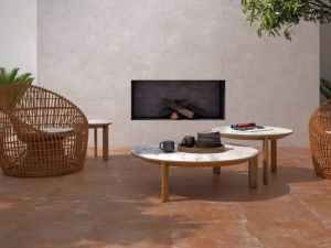 Porcelanato Español G Terracotta Red Mate Antideslizante