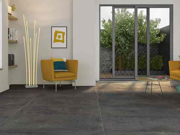 Porcelanato Español Texas Antracita Mate Rectificado