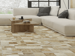 Porcelanato Español Marble Mix Marrón Mate