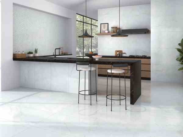 Porcelanato Español Caryn Bianco Satinado Rectificado