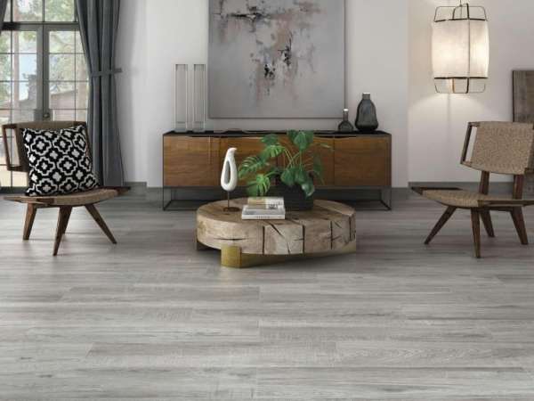 Porcelanato Español Baltimore Gris Mate Imitación Madera