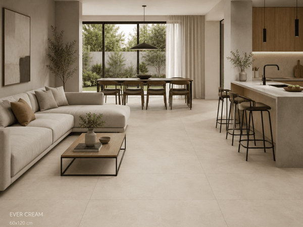 Porcelanato Español Sl Ever Cream Mate Rectificado
