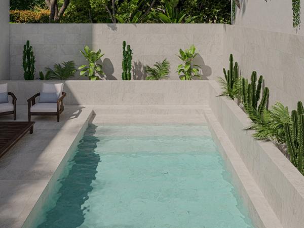 Porcelanato Español Palmspring White Antideslizante