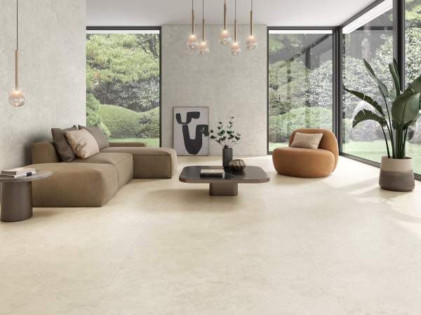 Porcelanato Español Portland Stone Beige Rectificado Mate