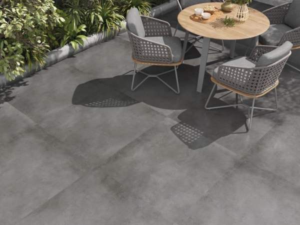 Porcelanato Español Madox Antracita Mate Rectificado