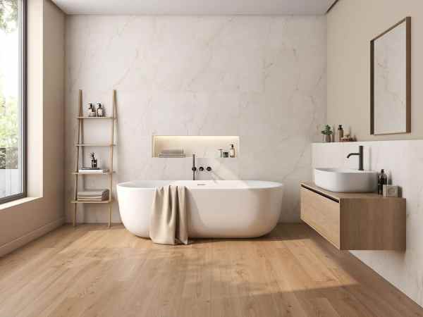 Porcelanato Español N Discover Satinado Crema Rectificado