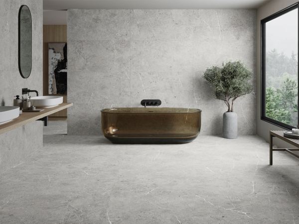 Porcelanato Español N Unika Grey Rectificado Mate