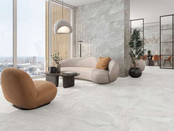 Porcelanato Español Pris Mt Sena Blanco Rectificado