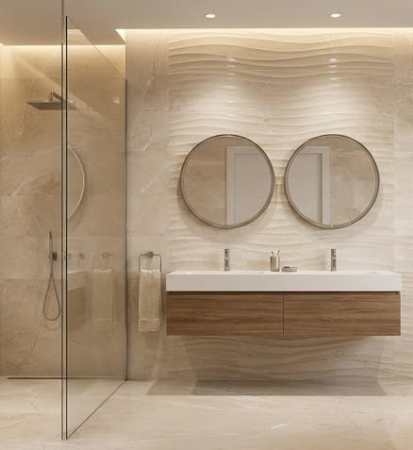 Azulejo Español Dubai Crema- Dubai Ondas Crema Brillante