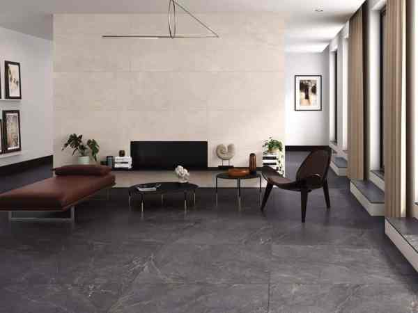 Porcelanato Español Lithos Anthracite Mt Antideslizante Rectificado