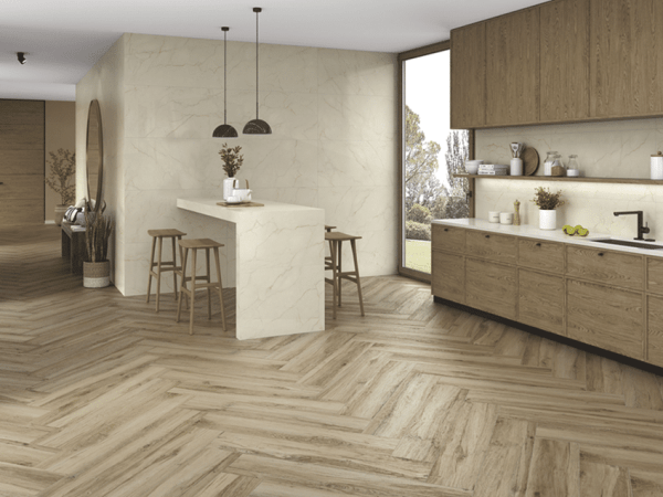Porcelanato Español Baldai Cenere Mate Rectificado Imitación Madera
