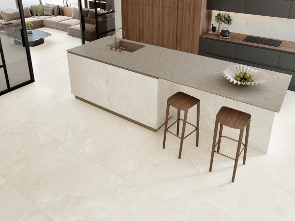 Porcelanato Español Scarlet Soft Ivory Mate Rectificado